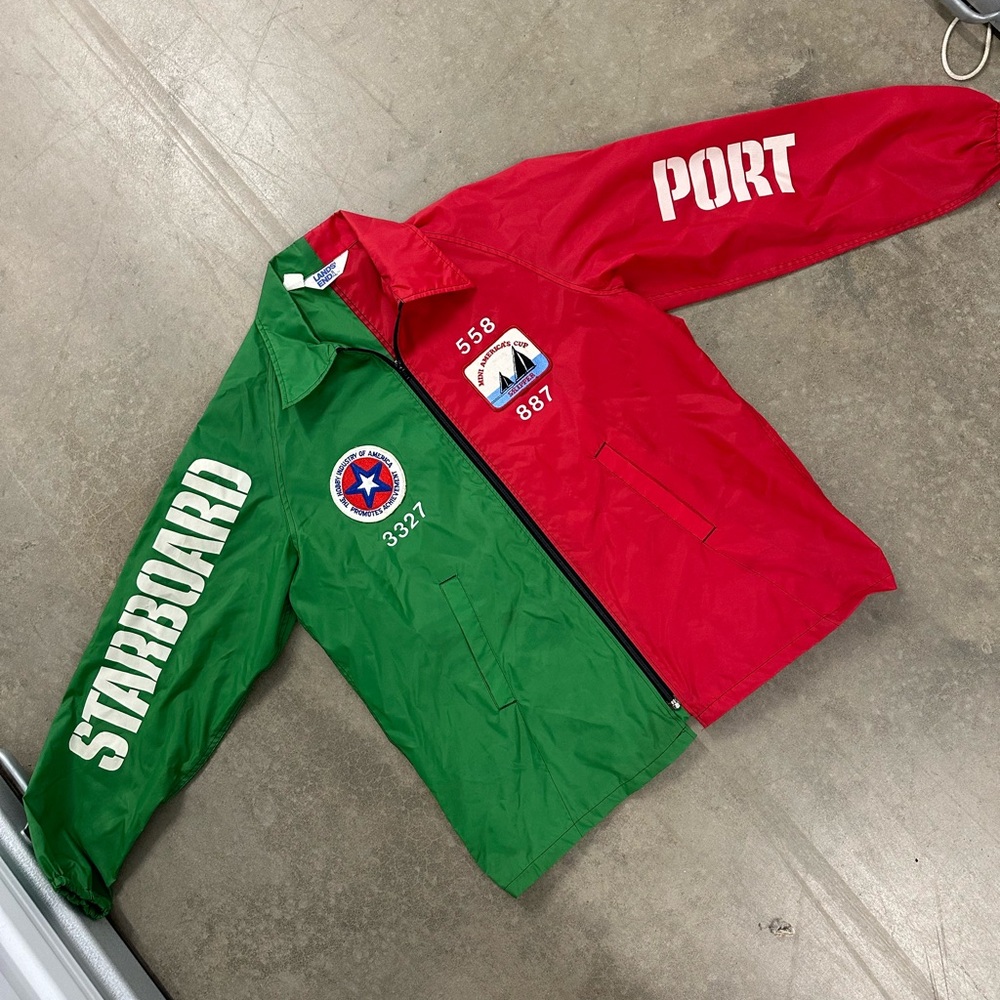 Vintage Lands' End and Rowing Blazers - Port Starboard Jacket with patches sz 40